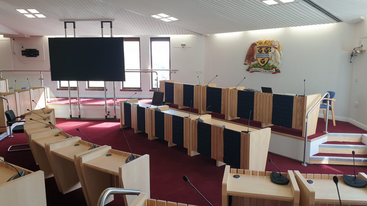 New £90,000 ‘state-of-the-art’ IT systems installed in Stornoway council chamber