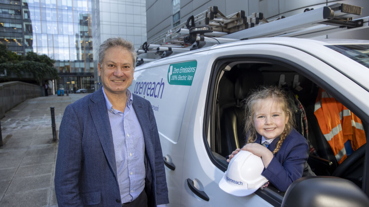 Four-year-old Freya in pole position for the green transport revolution