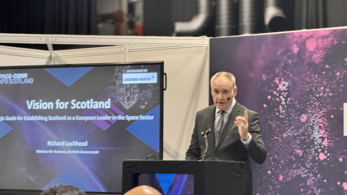 Scotland forging leading role in European space economy, says business minister at Space Comm Expo in Glasgow