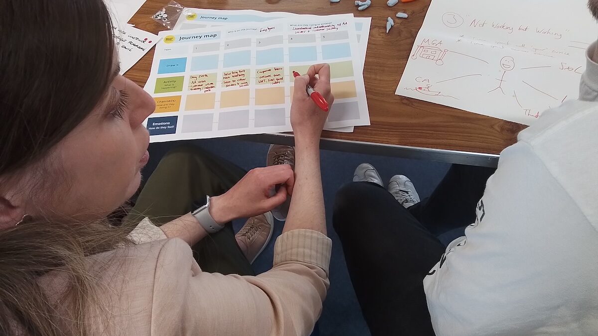 Seeing the human face of an organisation – how a service design learning pathway supported a major digital transformation programme