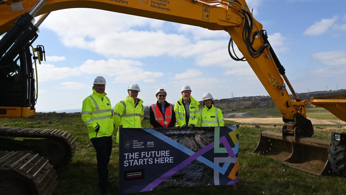 Groundworks begin on Scotland’s first digital hospital