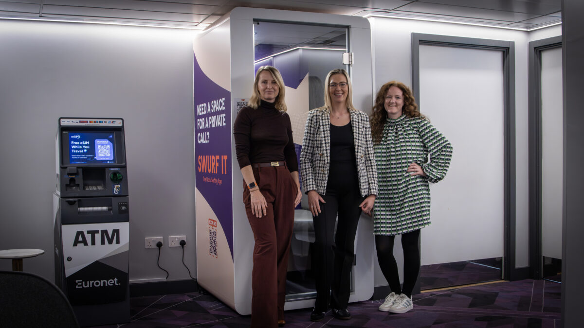 Wifi meeting pods unveiled at Edinburgh Airport to serve ‘digital nomads’