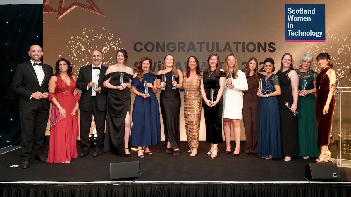 Hairstylist turned tech entrepreneur scoops Scottish Women in Technology award at glitzy Glasgow ceremony