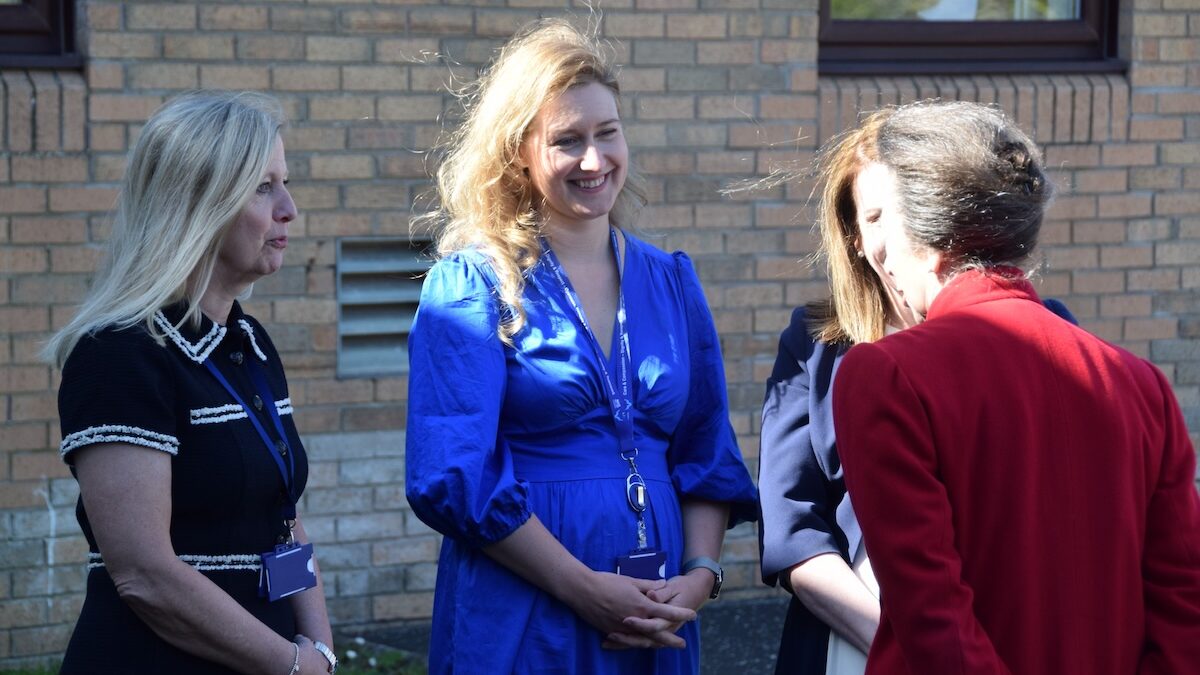 Princess Anne visits cutting-edge NHS urgent care facility outside Glasgow