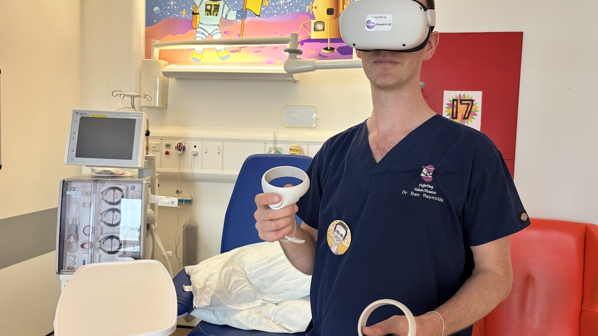 Glasgow hospital doctor develops virtual reality training tool to help child kidney dialysis patients